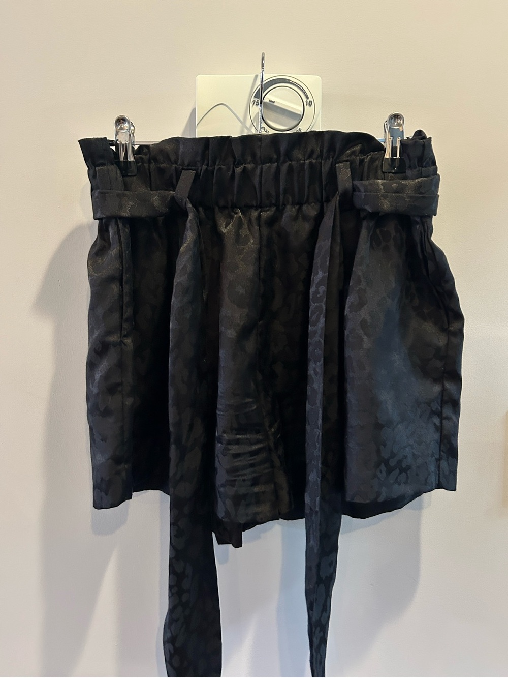 Generation Love Paperbag Belted Leopard Shorts